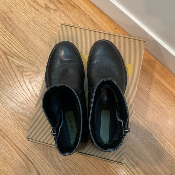 Bussola Black leather boots size 37 women’s - Picture 4 of 6